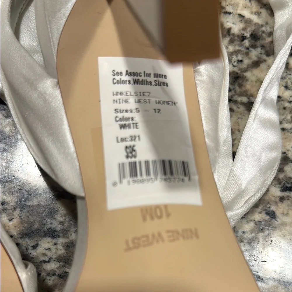 🆕Nine West Kelsie Wedding Satin Heels with “Something Blue!” 10. New wBox!💥 - Picture 2 of 11